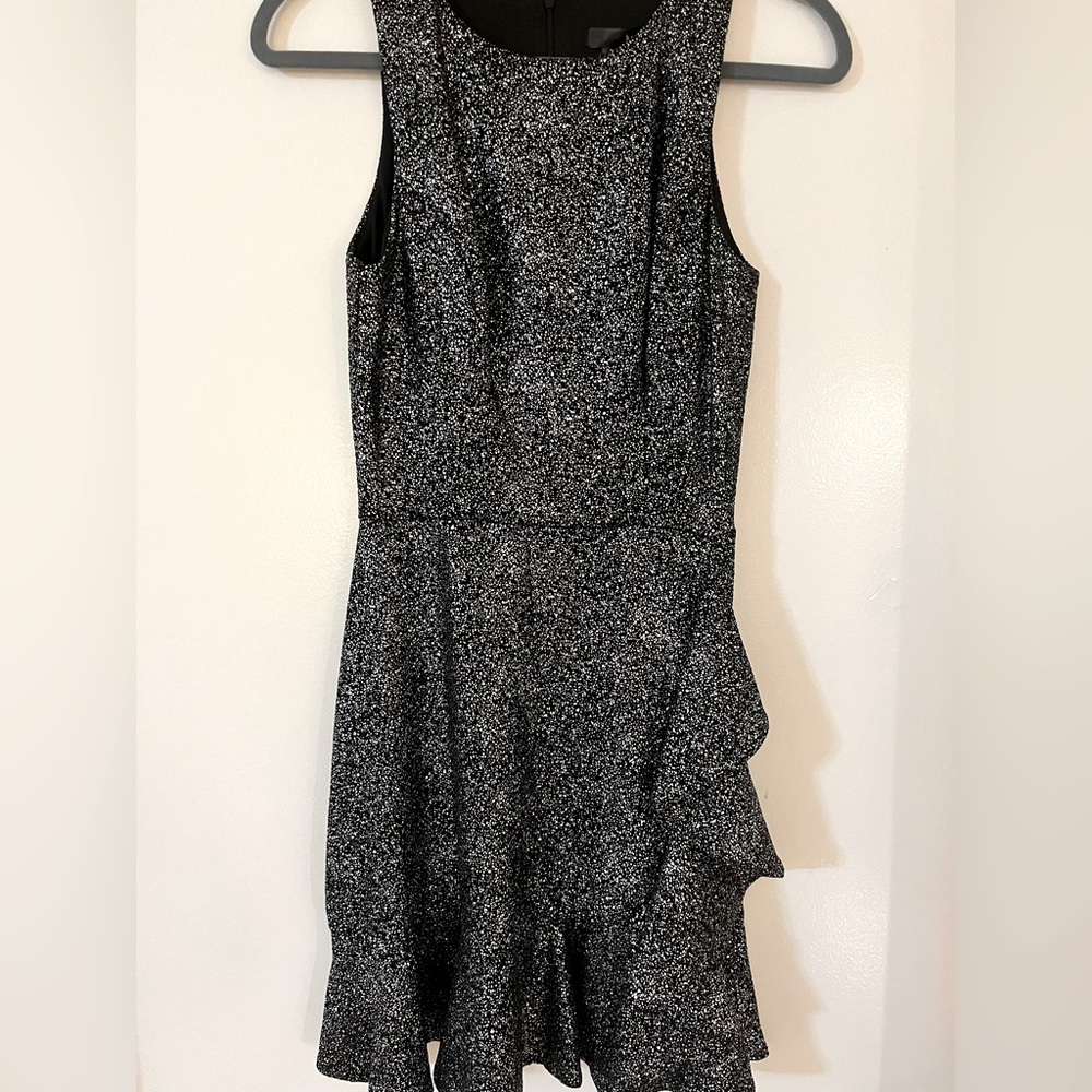 Black and Silver Sparkle Short Dress - BRAND NEW! Size: Medium